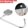 Kimuwote 8 Pack Purse Hook Hanger, Metal Hook Long Handbag