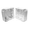 High Profile Box Mounting Bracket Set - White - Free