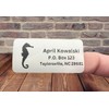 Custom Stickers, Seahorse Return Address Labels, Address Stickers, Several Designs,