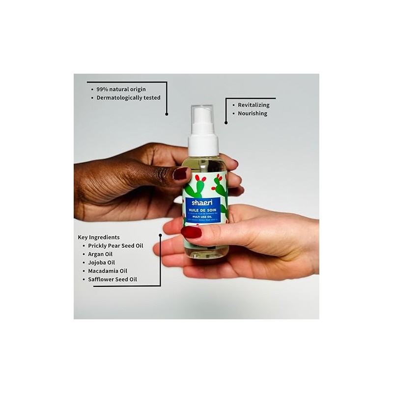 Shaeri Aceite de Cuidado Multiusos - Aceite Capilar para Cabello