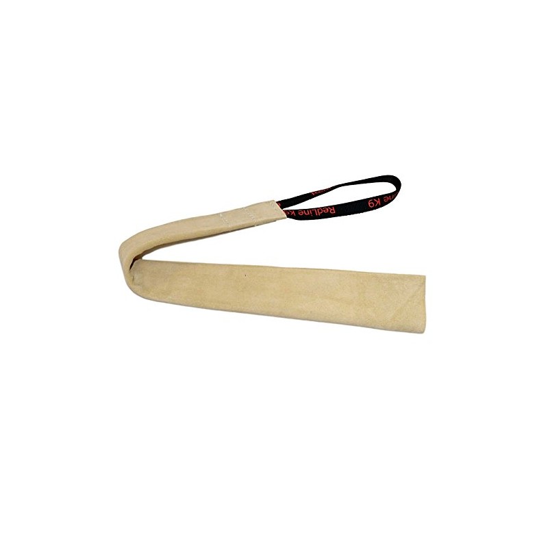 REDLINE K-9 Leather Puppy Bite Rag with Handle (Small 25