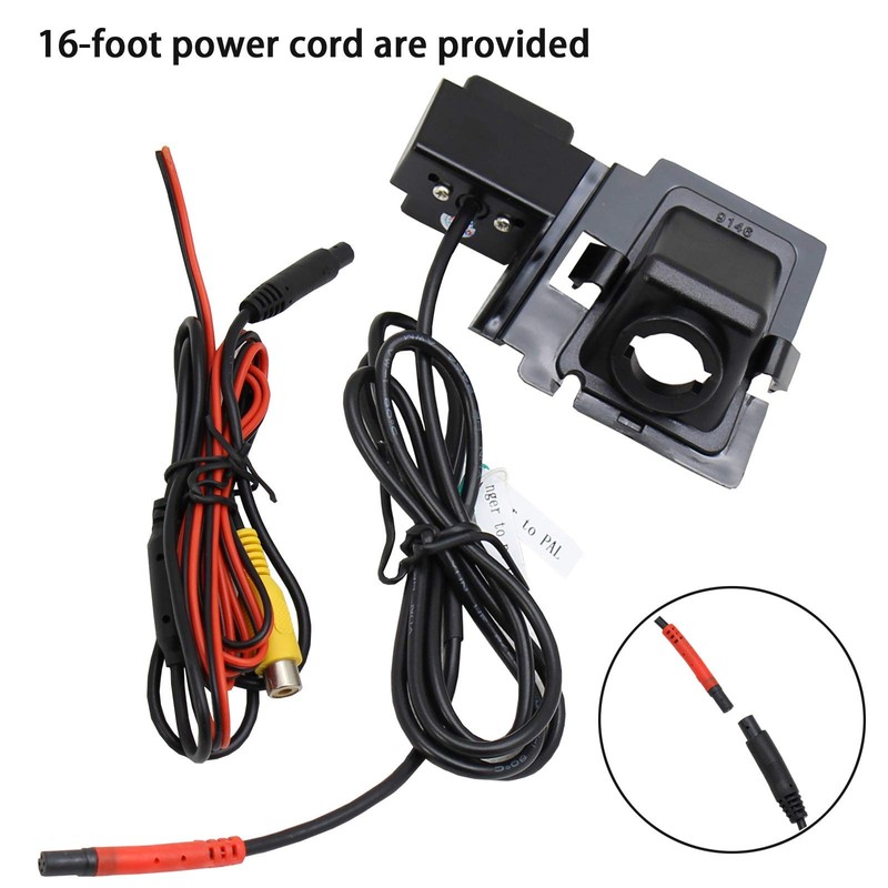 RED WOLF Aftermarket Backup Camera for Jeep Wrangler JK 2007-2018
