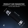 HISports Universal Motorcycle Grip 22 mm Non-Slip Rubber Handle CNC
