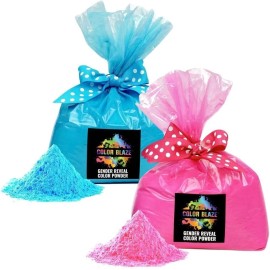 Color Blaze Baby Gender Reveal  - 5lb Pink & 5lb Blue - Color Powder Combo Pack