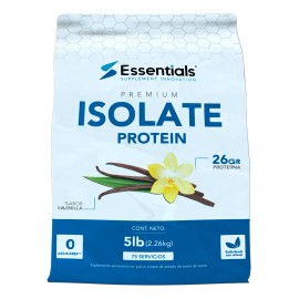 Essentials Protein Isolate 5 Lbs Sabor Vainilla