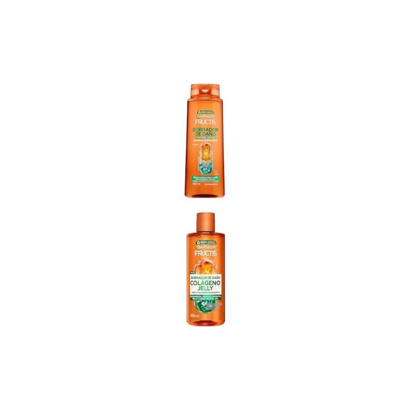Garnier Fructis Shampoo + Crema 10 en 1 (Bundle)