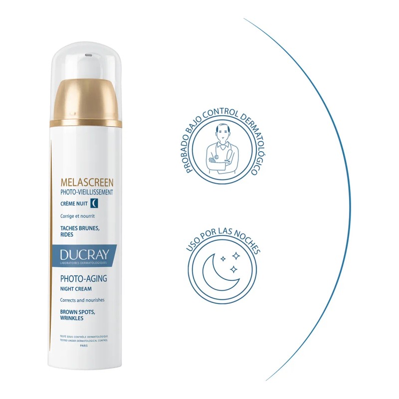 Crema Noche Antimanchas Ducray Melascreen Anti Edad