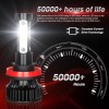 CHUSYYRAY 4-Sides H11 LED Headlight Bulbs Kit 360000LM HIGH-LOW Beam