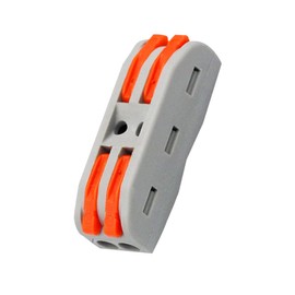 HENGXIA 21Pcs, 2 Conductor Compact Splicing, 2 Circuit Inline Splices, 28-12 AWG, SPL-2