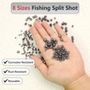 320 Pcs Split Shot Fishing Weights 8 Sizes No.8 No.1