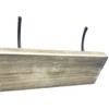 Sageme Wall Mounted Coat Rack,Wooden Entryway Vintage Rustic Coat Rack