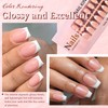 EternalClassic White French Tip Press on Nails Short Coffin Fake