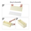 Coorganisers 3 Packs Fabric Belt Organizer, 6 Grids Belt Organizer