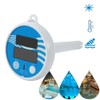 Uadme Solar Pool Thermometer,Water Temperature Thermometers Floating Pool Thermometer Electronic