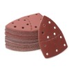 Sinirttou Pack of 60 Sandpaper Triangles for Sanding Polishing Various