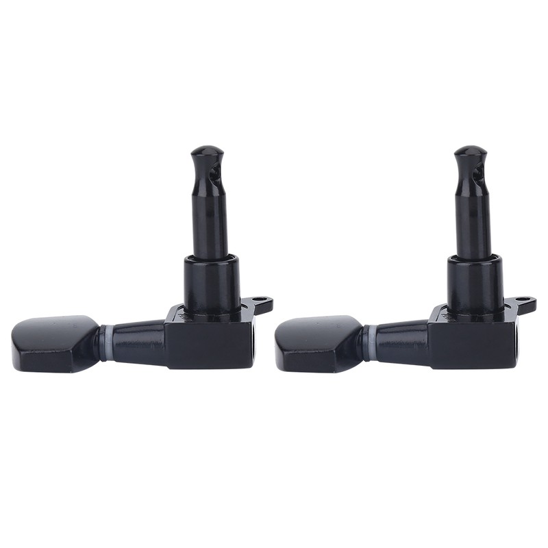 3L 3R Black Closed Zinc Alloy Machine Heads String Tuning