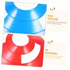Kisangel Multi-Function Soccer Training Cones Round Disc Obstacle Pad Great