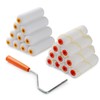 HANJKINZ 4 inch Paint Roller Kit, 20 Pack Small Paint