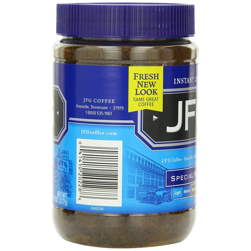 JFG Special Blend Instant Coffee, 8 Oz Jars, Special Blend,