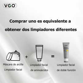 Vgo Espuma Facial Aminoácidos Hidratante Y Suave