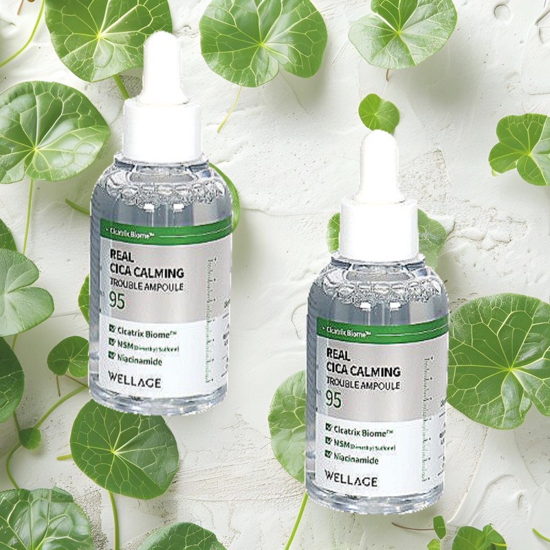 Wellage 웰라쥬 리시카 카밍 95 앰플 50ml 1+1개 잡티 흔적