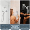 BRIGHT SHOWERS 9 Spray Settings Shower Head with Handheld High