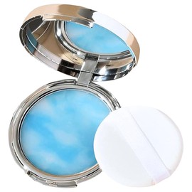 Polvo Matificador Cremoso Lavanda Maquillaje Mate Candy Bella Textura Seda Control de Aceite Elimina Brillo Facial Larga Duracion (Celeste, Único)
