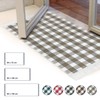 Kitchen Runner Beige Checked 50 x 100 cm 100% Cotton