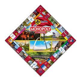Monopoly Board Game St Louis MO Edition : 2-6 Players Family Board Games for Kids and Adults, Board Games for Kids 8 and up, for Kids and Adults, Ideal for Game Night