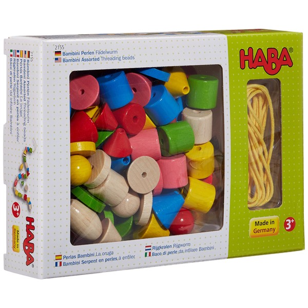 HABA HA2155 Color Beads, 6 Shapes