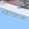 JSDDE 6pcs 20G Stainless Steel Nose Ring Hoop Septum Lip