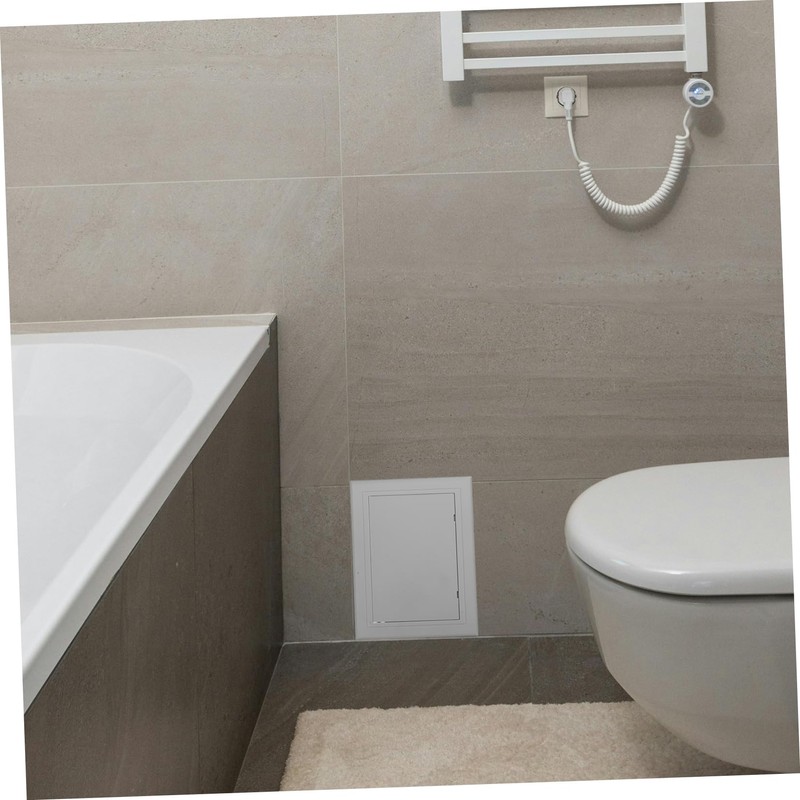Gatuida Access Panel Wall Hole Cover Stylish PVC Access Door