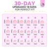 SAVILAND 216-Piece French Set with Tips for Artificial Toenails (Pink,