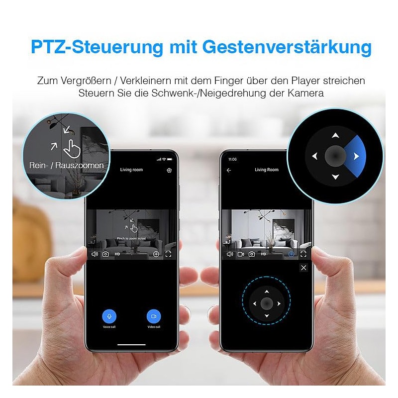 7links WLAN Surveillance Cameras: 2-in-1 WiFi Surveillance Camera & Video