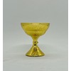JenlyFavors 12PCS Plastic Chalice Cup Gold 2.75" Tall Communion Decoration