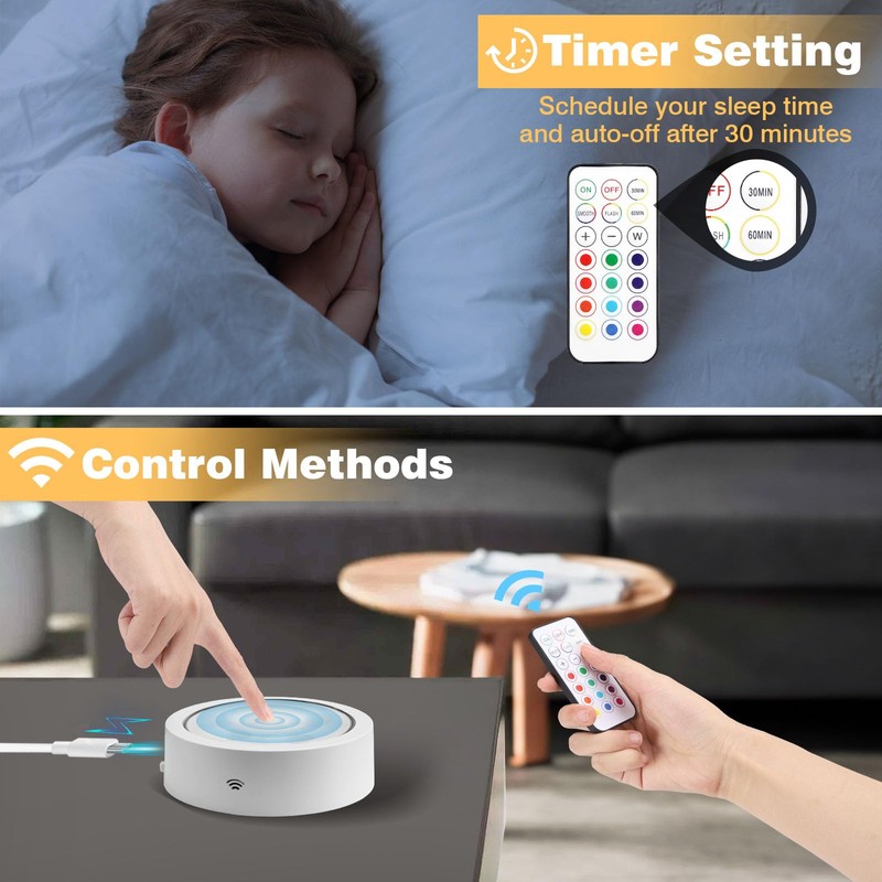 Wall Sconces Battery Operated – Rechargeable Wall Lights with Remote