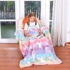 Catalonia Classy Cuddly Blanket Children Glow in the Dark Unicorn,