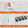 12 Inch Wire Shelf Brackets Set, Includes 3 Wire Shelf