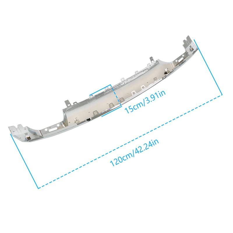 ANTUKO Front Bumper Skid Plate Lower Valance Chrome Replacement for