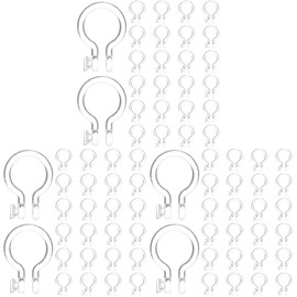 Operitacx Pack of 150 Nose Clip Nose Rings Ring DIY Nose Ring Adapter Blank Nose Ring DIY Nose Ring Clip on Nose Ring Earrings Converter Accessories Silica Gel