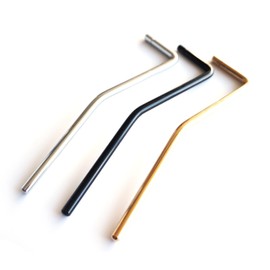 Guitar Anatomy Push-in Tremolo Arm Whammy Bar 6mm â€“ Chrome Black Gold (Black)