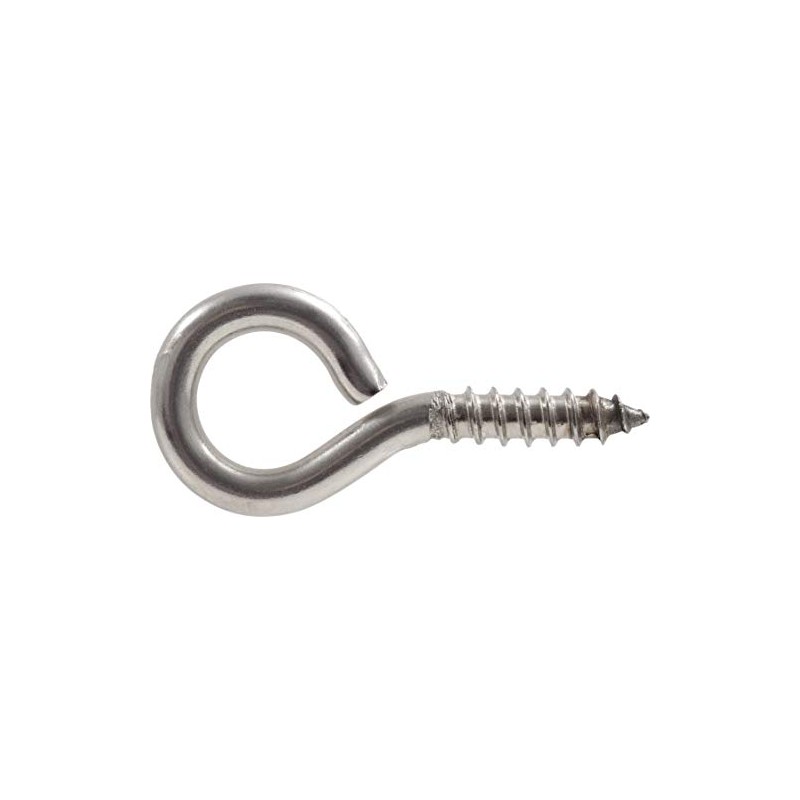 Hillman 4276 Stainless Steel Screw Eye (#4 x 2-3/16" x