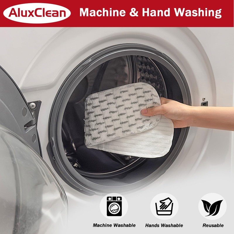 5 Pack H2PrO Flat Mop Pad Replacements Compatible with O