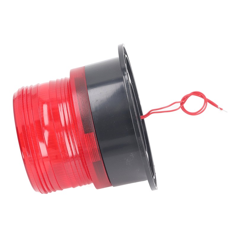 Round Red Warning Light Industrial Emergency LED Rotating Strobe Beacon