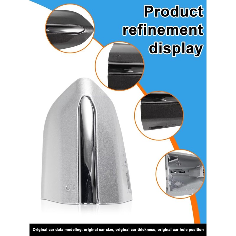 Car Front Left Exterior door handle lock cover fits for