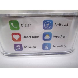 Slide SW500BK Unisex Digital Dial Touchscreen Multi-Function Smartwatch