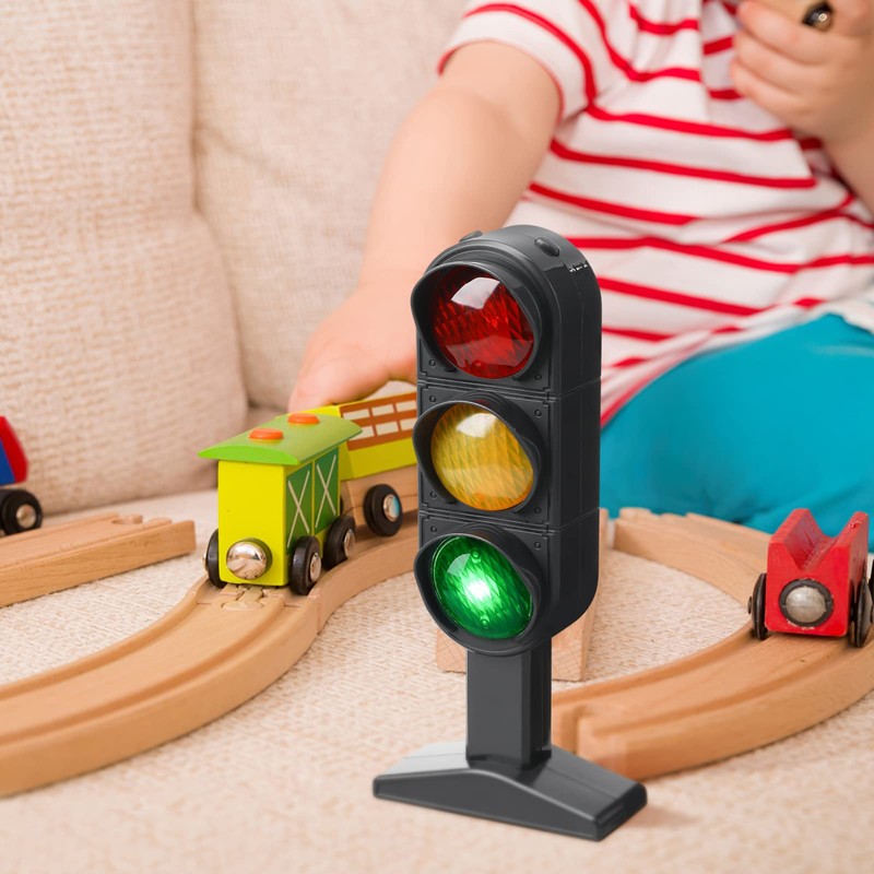Gadpiparty Toys Traffic Light Signs Toy Traffic Light Lamp with
