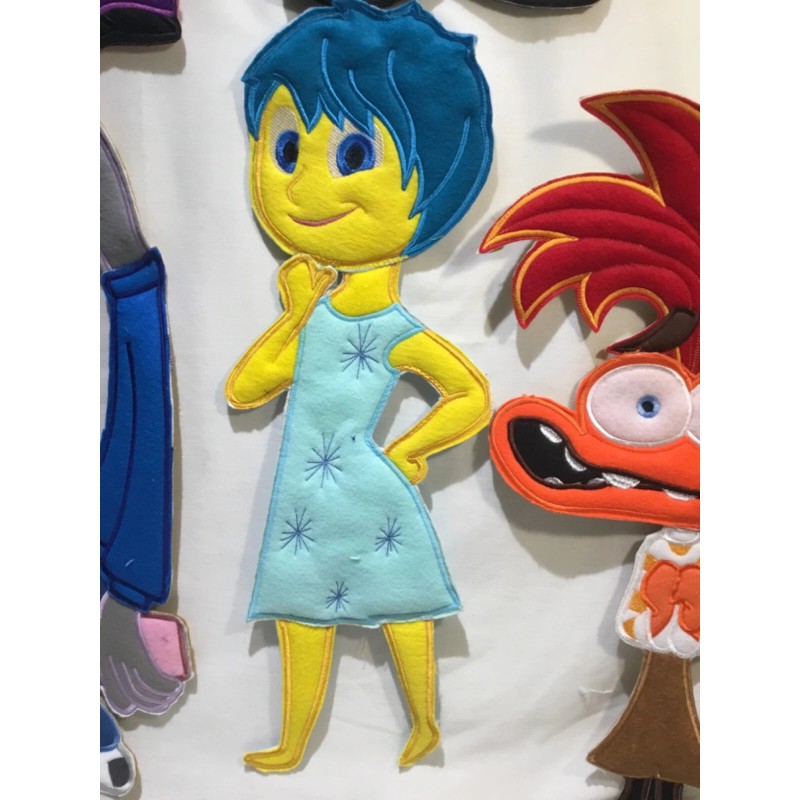 Handmade Inside Out Felt Wall Hanging Set Large