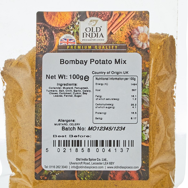Old India Bombay Potato Mix 100g