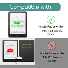 KEANBOLL 3 Pack Anti-Glare (Matte) Screen Protector for all-New Kindle Paperwhite & Kindle Paperwhite Signature Edition 7-Inch (12th Generation - 2024 Release)
